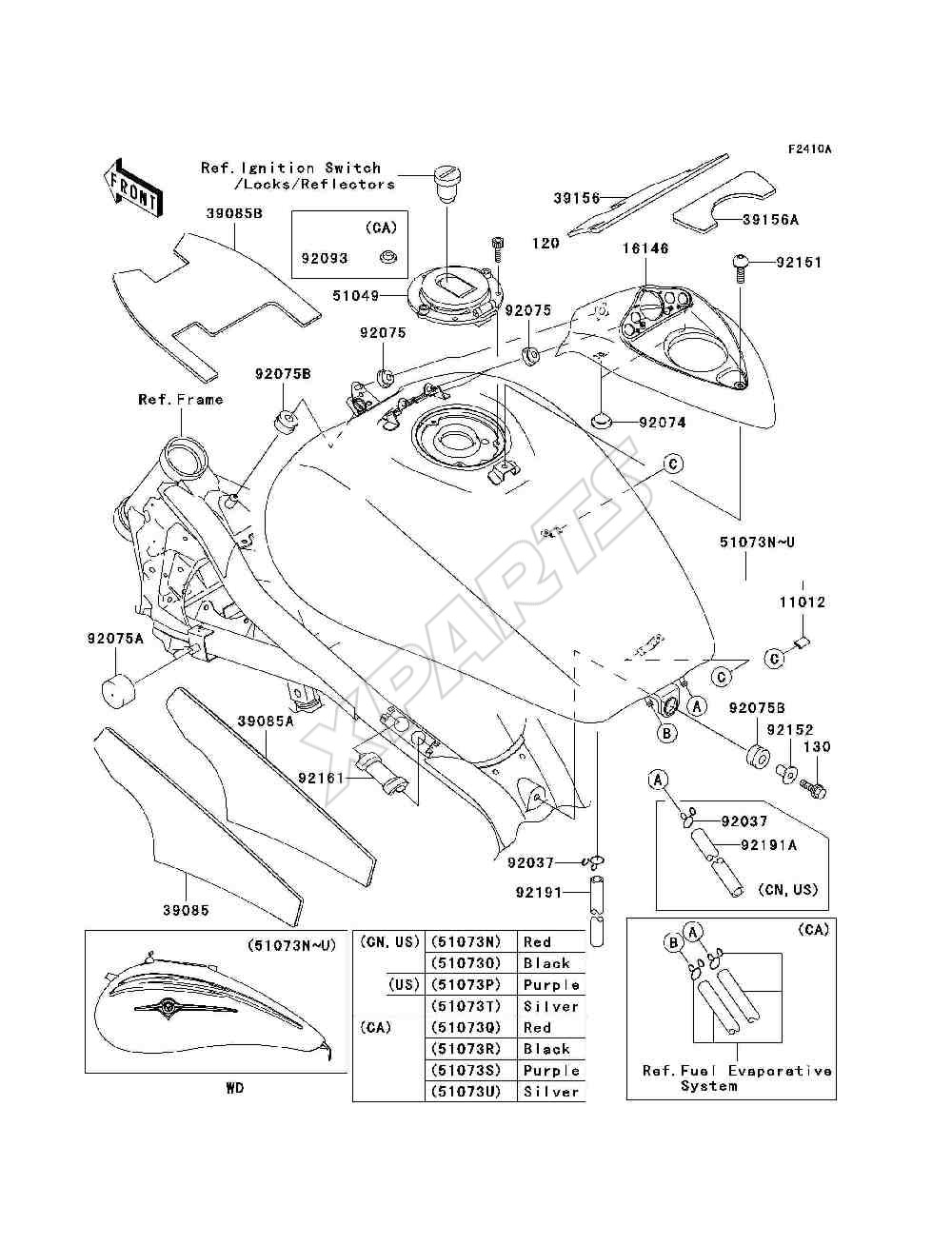 Picture for category Fuel Tank(VN1500-P2)