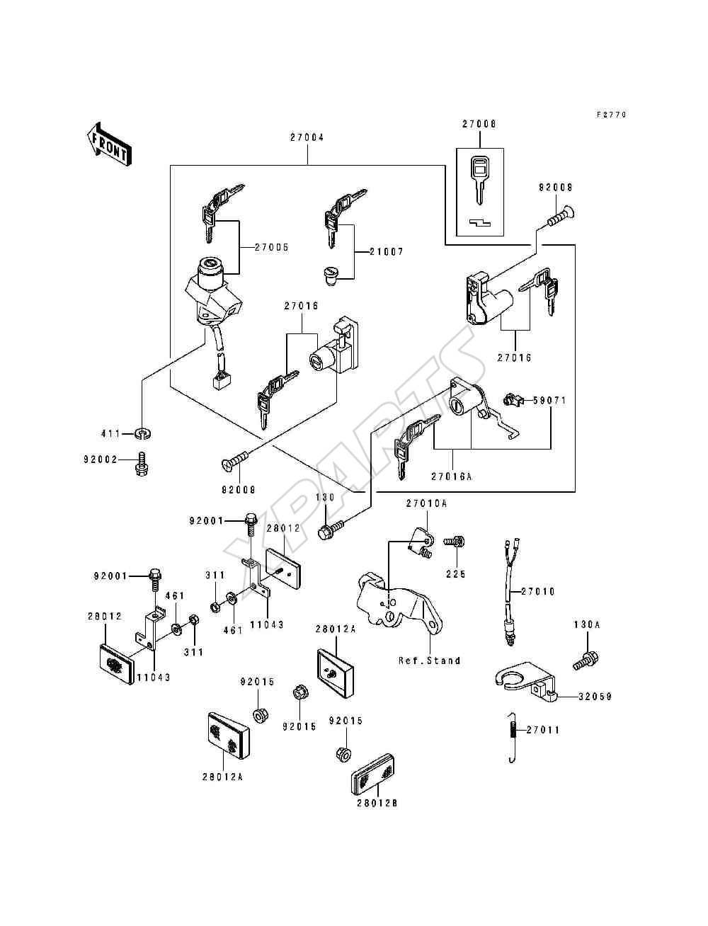 Picture for category Ignition Switch / Locks / Refiectors