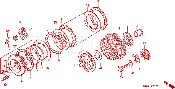 Billede af BOLT,FLANGE SPECI