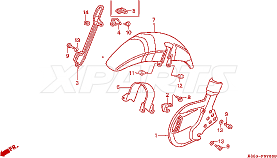 Billede af BOLT,FR.FENDER FI