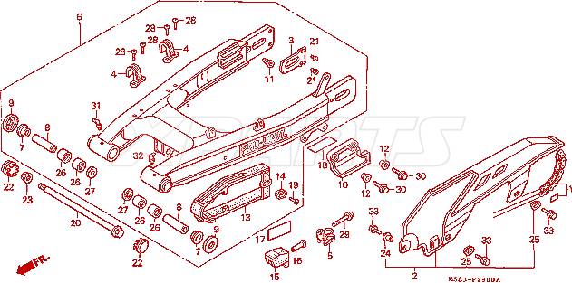 Billede af WASH.,CHAIN SLIDE