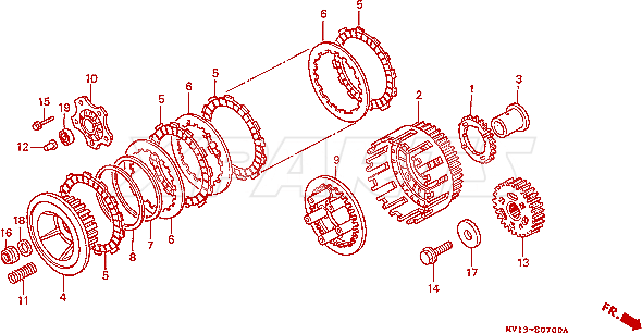 Billede af NUT,LOCK 22MM