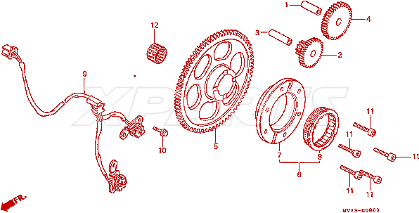Picture of BOLT,FLANGE,NSHF,