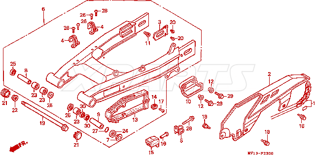 Billede af BOLT,SOCKET,6X15