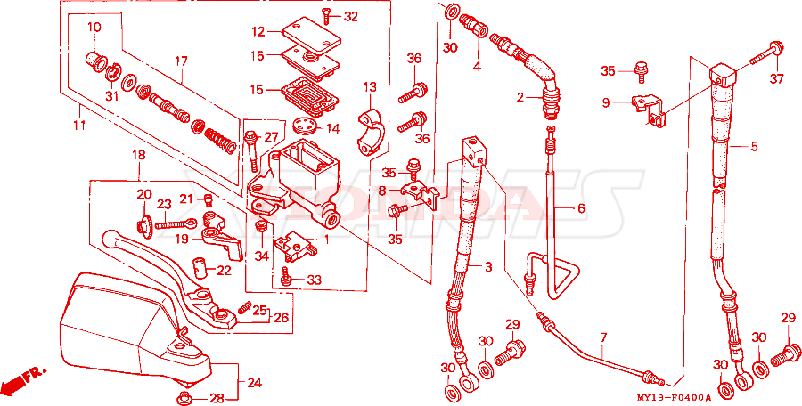 Billede af BOLT,FLANGE,6X12