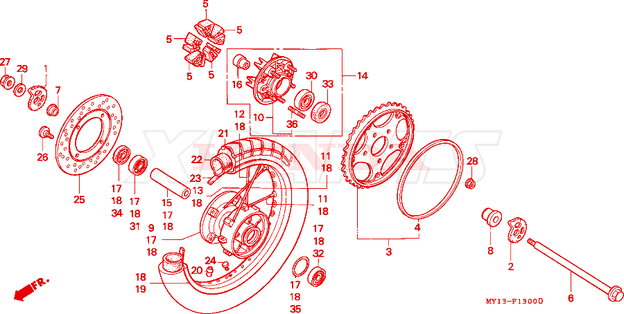 Billede af ADJUSTER,CHAIN,L
