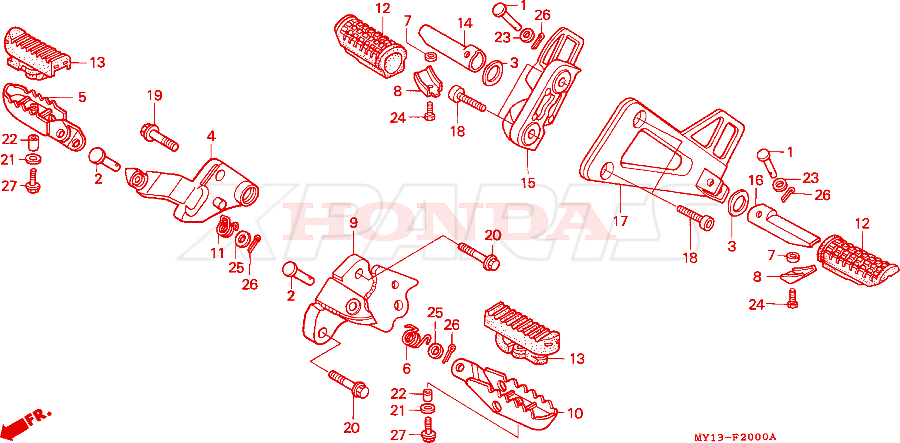 Billede af PIN,M STEP BAR JO