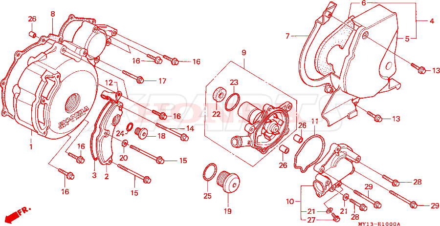 Billede af BOLT,FLANGE,NSHF,