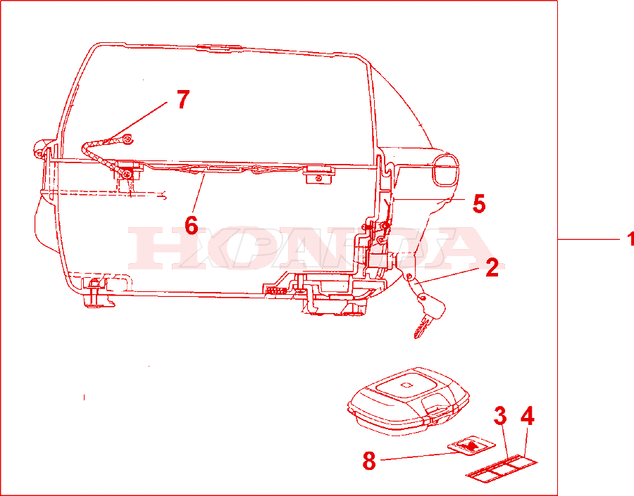 Billede af SPARE LOCK KIT