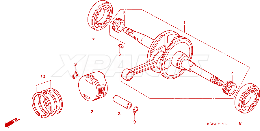 Billede af CLIP,PISTON PIN