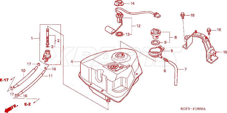 Billede af BOLT FLANGE 8X16