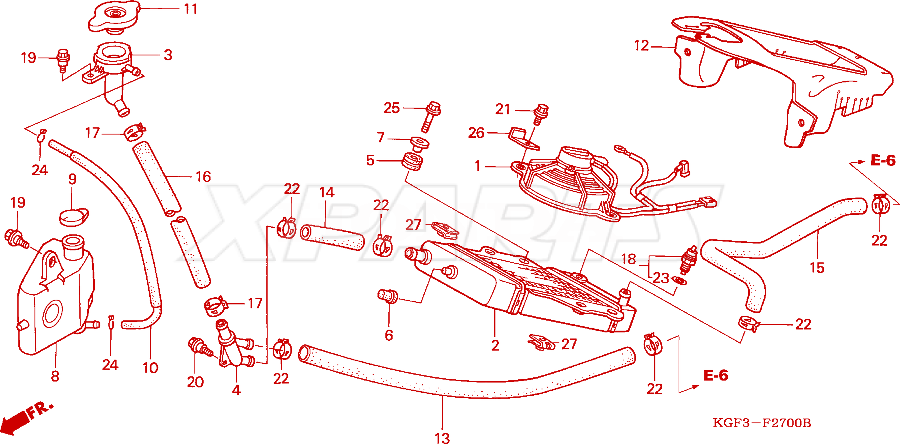 Billede af CLAMP,HOSE,22-29