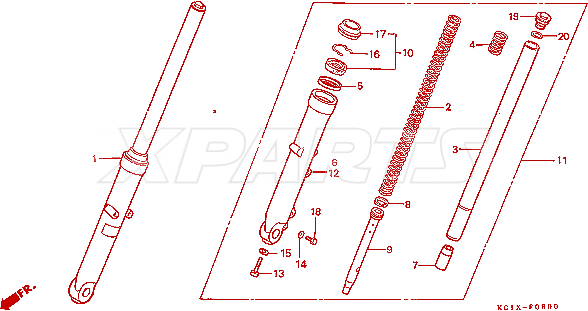Picture of BOLT D1,FORK