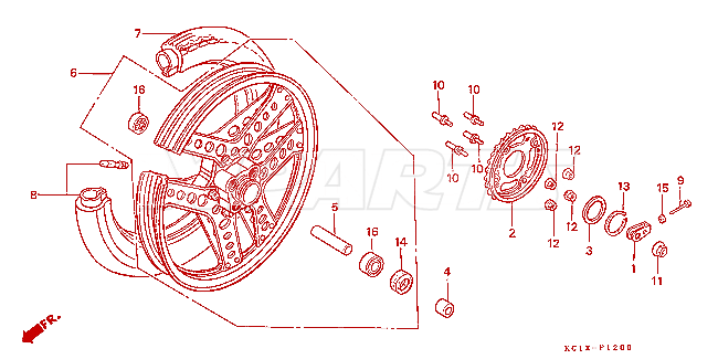 Billede af OIL SEAL,28X42X7