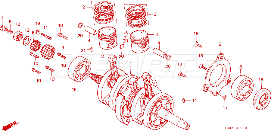 Picture of CLIP,PISTON PIN
