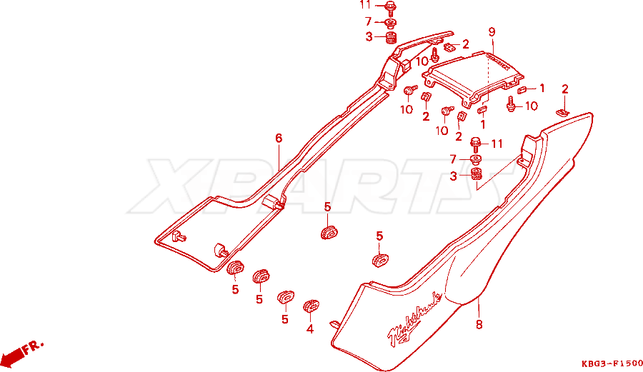 Billede af NUT,CLIP,4MM
