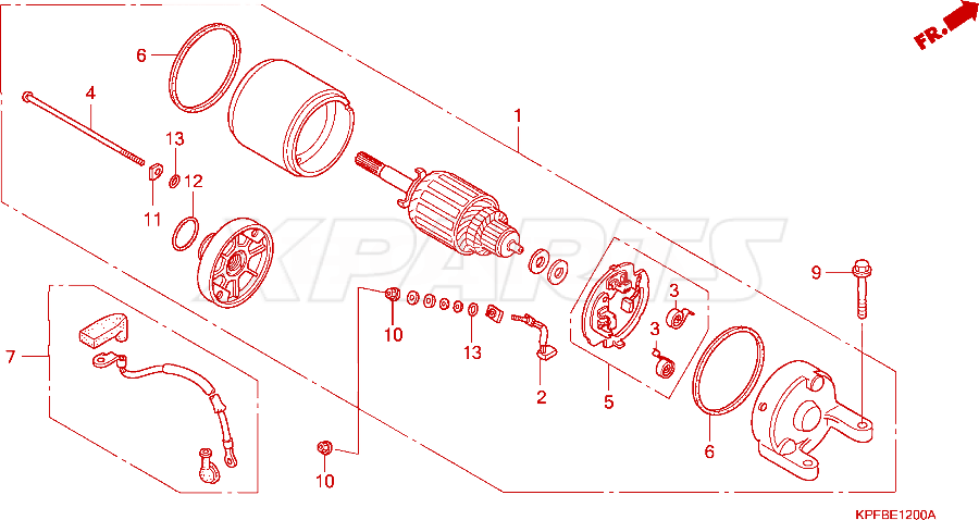 Billede af BOLT,FLANGE,NSHF,