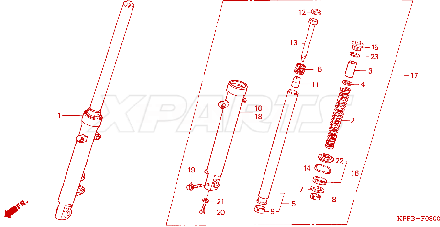 Billede af BOLT,FLANGE,8X45