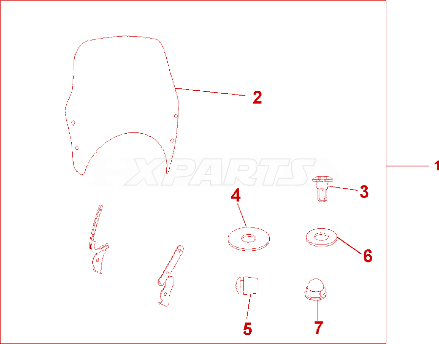 Billede af SCREW,PAN 6X14