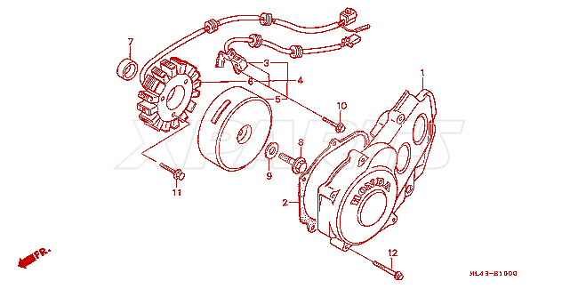 Billede af BOLT,FLANGE,6X35