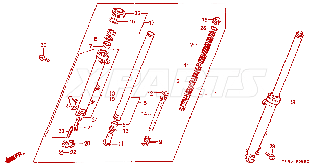 Billede af SEAL SET,FR.FORK