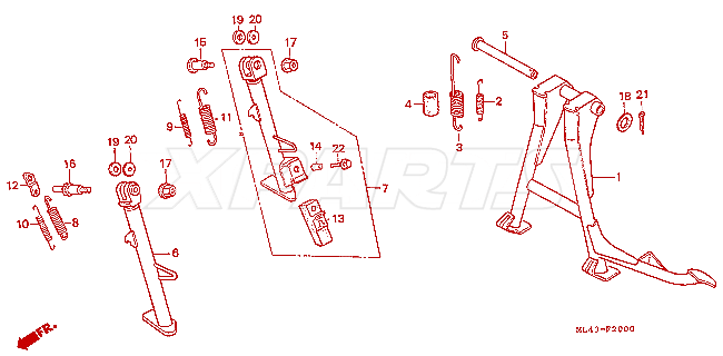 Billede af (94201-253-00) PIN COTTER 2.5MM