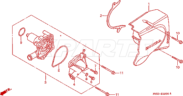 Billede af BOLT,FLANGE, 6X25