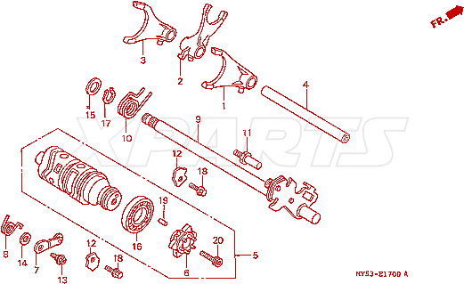 Billede af (90428-958-000) WASHER,THRUST 14