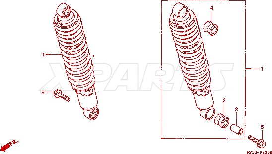 Billede af BUSH,RUBBER UPPER