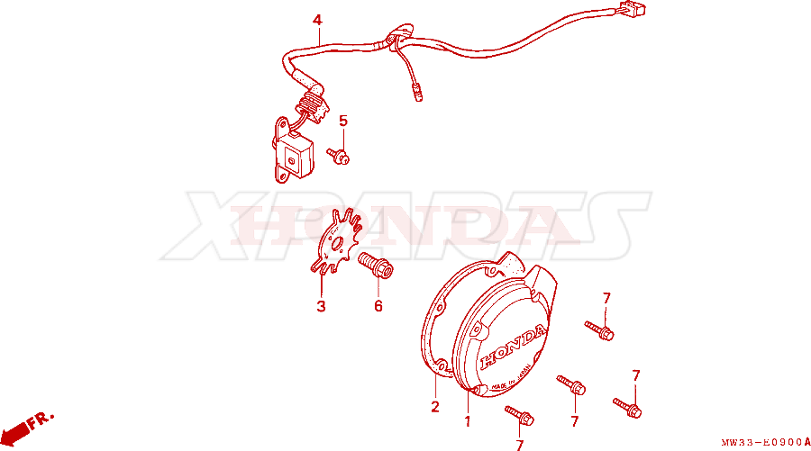 Billede af BOLT,FLANGE,10X20