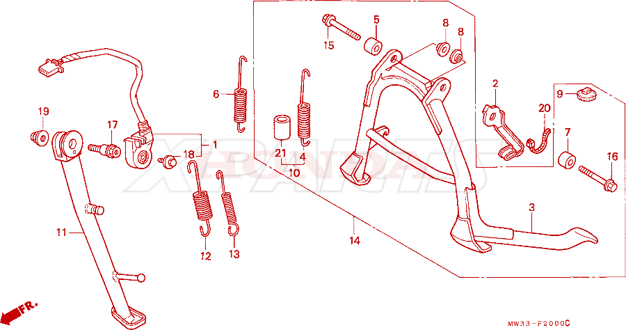 Billede af SPG,SIDE STAND.