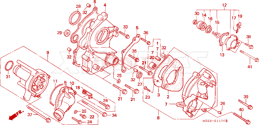 Billede af BOLT,FLANGE,6X75
