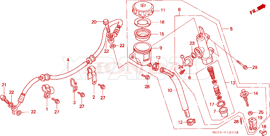 Picture of JOINT,BRAKE ROD