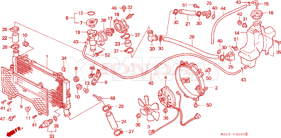 Billede af CLAMPER,RADIATOR