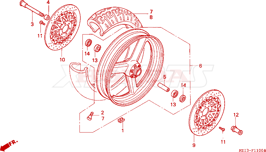 Billede af BOLT,DISK,6X17