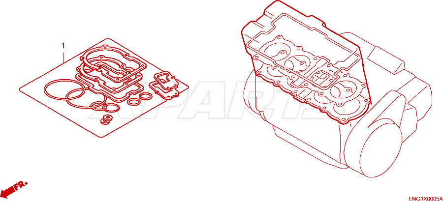 Billede af GASKET,PLUG HOLE