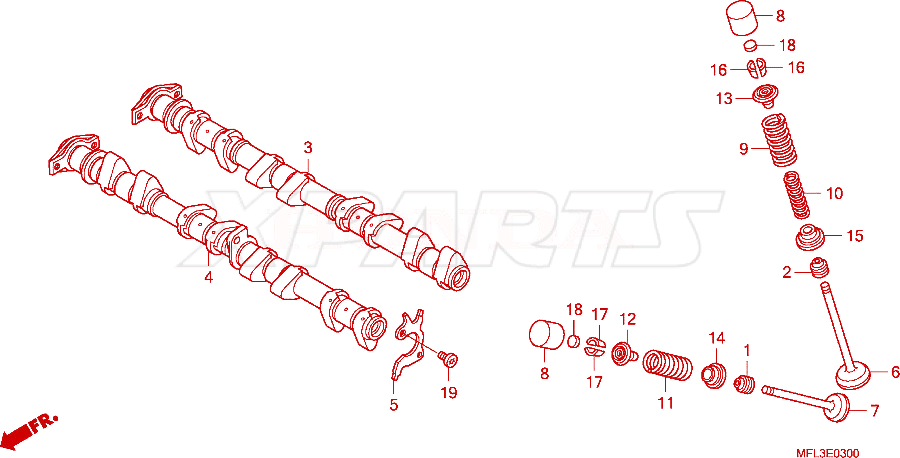 Billede af SEAL,VALVE STEM