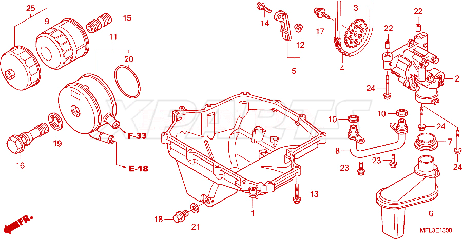 Billede af OIL FILTER CARTRI