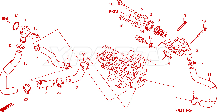 Billede af SENSOR ASSY,TW