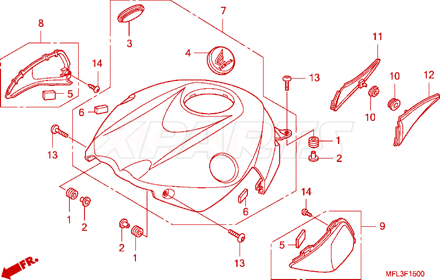 Bild von SCREW,TAPPING,4X10