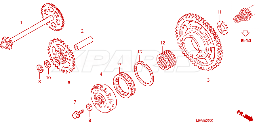 Billede af PIN,10X36.5