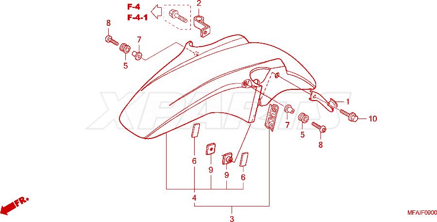 Billede af NUT,SPL 6MM