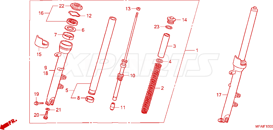 Bild von SEAL SET,FR FORK