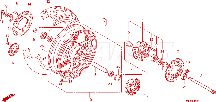 Billede af BEARING,BALL RADI