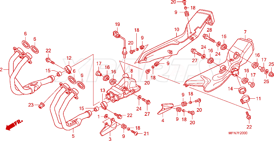 Billede af PACKING,MUFFLER