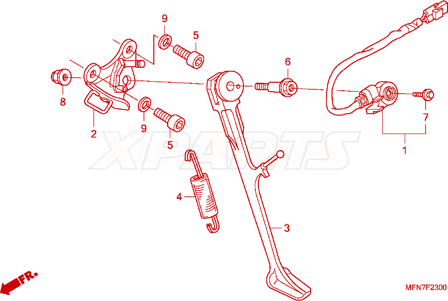 Bild von SPG.ASSY,SIDE STA