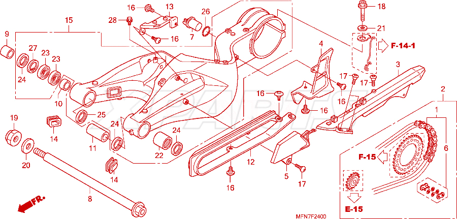 Billede af SLIDER,CHAIN