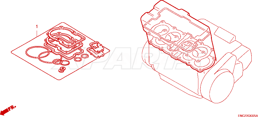 Billede af GASKET,TENSIONER