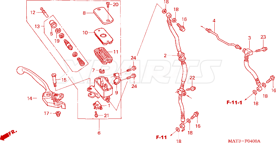 Billede af PISTON SET,FR M/C