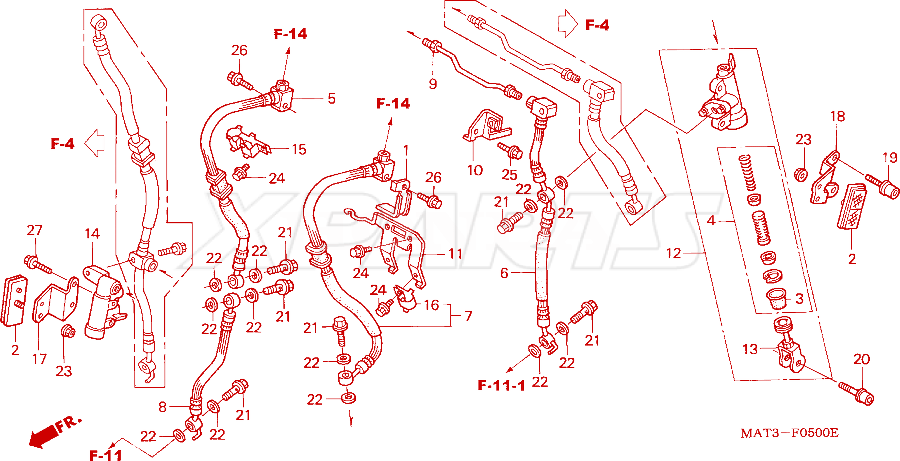 Billede af BOLT,FLANGE SOCKE